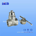 Stainless Steel Screw End Magnet Lock Gate Valve